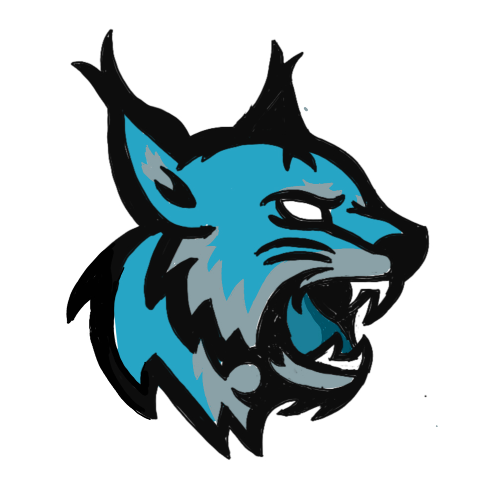 An early colour sketch of the lynx crest